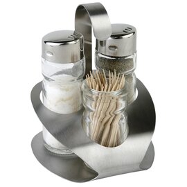 cruet PRO • salt|pepper|toothpicks glass stainless steel H 115 mm product photo