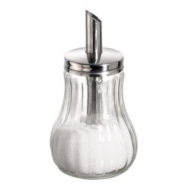 sugar doser 250 ml glass stainless steel  Ø 80 mm  H 150 mm product photo