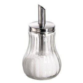 sugar doser 250 ml glass stainless steel  Ø 80 mm  H 150 mm product photo