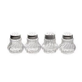 mini shaker glass stainless steel  Ø 35 mm  H 40 mm  | 4 pieces product photo