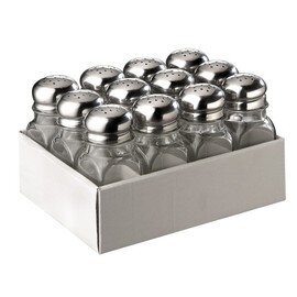 all-purpose spreader glass stainless steel square  H 100 mm  • 13 holes  | 12 pieces product photo