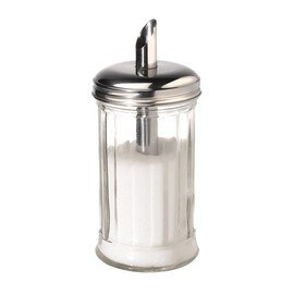 Sugar dispenser glass and stainless steel 320 ml