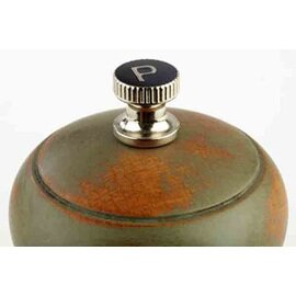 pepper mill PROFESSIONAL VINTAGE wood green • grinder made of carbon steel  H 150 mm product photo  S
