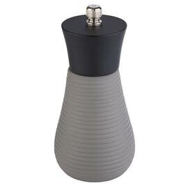salt mill wood concrete grey • grinder made of stainless steel  H 155 mm product photo
