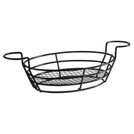 serving basket 395 mm x 200 mm metal black H 110 mm product photo