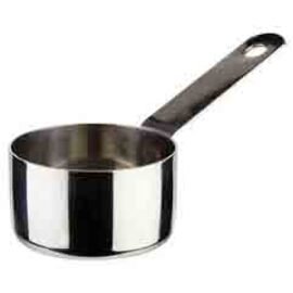 serving pot 70 ml stainless steel  Ø 50 mm  H 30 mm  | long handle product photo