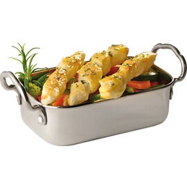 mini serving pan SNACKHOLDER  • stainless steel | 145 mm  x 95 mm  H 45 mm product photo