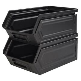CLEARANCE | snack box INDUSTRIAL black 0.5 ltr 165 mm x 105 mm H 75 mm product photo  S