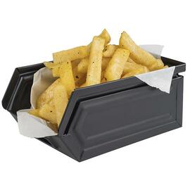 CLEARANCE | snack box INDUSTRIAL black 0.5 ltr 165 mm x 105 mm H 75 mm product photo  S