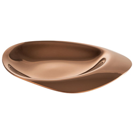 plate Set of 4 PEBBLES stainless steel copper coloured | 85 mm x 80 mm product photo  S