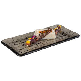 Tray | Sushi Board glass grey TAKASHI 260 mm x 130 mm H 15 mm product photo  S