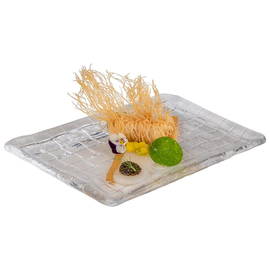 Tray | Sushi Board glass transparent TAKASHI 230 mm x 180 mm H 15 mm product photo  S
