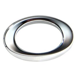napkin rings chromed oval | 65 mm x 45 mm H 10 mm | 6 pieces product photo