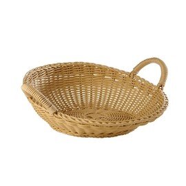 basket plastic beige  Ø 365 mm  H 120 mm product photo