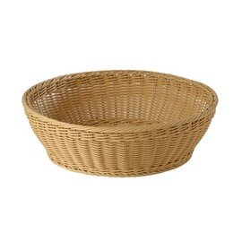 basket plastic beige  Ø 420 mm  H 120 mm product photo