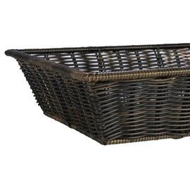 basket SUPERSTRONG GN 1/1 PP black | brown 530 mm x 325 mm H 100 mm product photo  S