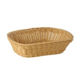 basket plastic beige 310 mm  x 210 mm  H 90 mm product photo