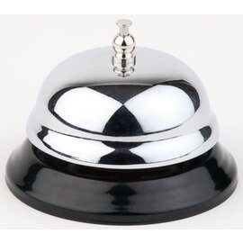 reception bell metal chromed  Ø 100 mm product photo
