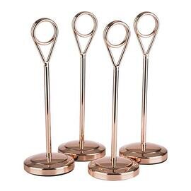 sign holder • stainless steel • PP copper coloured Ø 50 mm H 155 mm | 4 pieces product photo