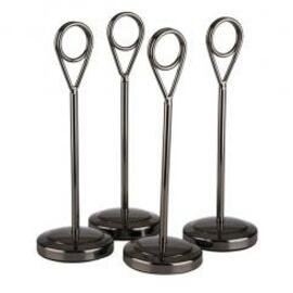 sign holder • stainless steel • PP cast iron coloured Ø 50 mm H 155 mm | 4 pieces product photo