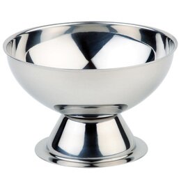 Ice and dessert dish, 18/8 stainless steel polished, beautiful design, high quality, Ø 10 cm, H 10 cm product photo