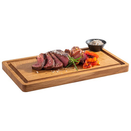 serving board GN 1/3 oak wood 325 mm x 176 mm H 20 mm product photo  S