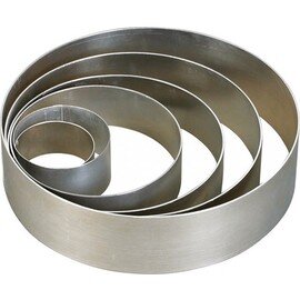 Cake ring, aluminum, dishwasher safe, seam welded, Ø 24 cm, H 6 cm product photo