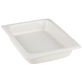 GN container GN 1/2  x 65 mm porcelain white with stackable product photo