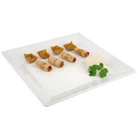tray PURE plastic white square 370 mm  x 370 mm  H 30 mm product photo