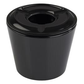wind ashtray MINI black Ø 65 mm H 55 mm product photo