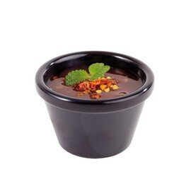 little dip bowl CASUAL 40 ml melamine black Ø 60 mm  H 37 mm product photo