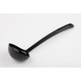 Bowl, melamine, black, 0,15 ltr., Approx. 33 cm long, handle trough product photo