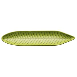 leaf-shaped bowl NATURAL COLLECTION plastic black 345 mm  x 80 mm  H 25 mm product photo