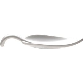 finger food spoon LEAF melamine white  L 100 mm  H 15 mm product photo