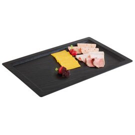 GN tray GN 1/1 SLATE plastic black  H 15 mm product photo