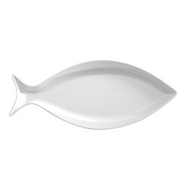 fish plate CASUAL white oval  L 480 mm  x 225 mm  H 25 mm product photo
