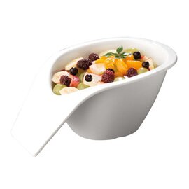 bowl 800 ml melamine white 265 mm  x 165 mm  H 120 mm product photo