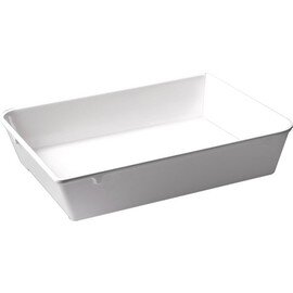 bowl SYSTEM-THEKE plastic white 2 ltr 440 mm  x 220 mm  H 40 mm product photo  L