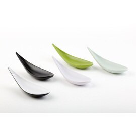 finger food spoon BOAT melamine white and black  L 145 mm  H 45 mm product photo