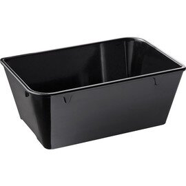 Bowl &quot;System counter&quot;, melamine, stackable, dishwasher safe, black, 29 x 22 cm, H: 6 cm, 2.1 ltr. product photo  L