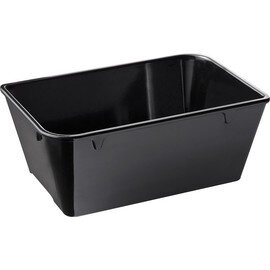 Dish &quot;System-Counter&quot;, melamine, stackable, dishwasher safe, black, 22 x 22 cm, H: 9 cm, 3 ltr. product photo