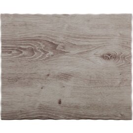CLEARANCE | tray GN 2/4 DRIFTWOOD plastic brown wood colour  H 15 mm product photo  S