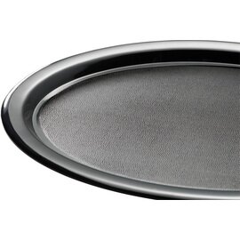 serving tray KAFFEEHAUS melamine black oval | 260 mm  x 200 mm product photo  S