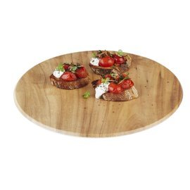 tray OAK LIGHT plastic oak coloured Ø 350 mm product photo