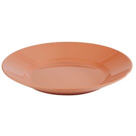 plate TIERRA plastic terracotta coloured matt shiny Ø 320 mm  H 35 mm product photo