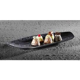 tray 300 mm x 110 mm GLAMOUR melamine black H 30 mm product photo  S