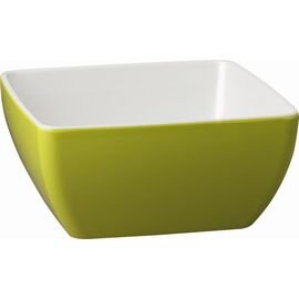 bowl PURE COLOR 400 ml melamine green white 125 mm  x 125 mm  H 65 mm product photo