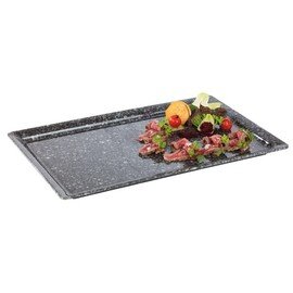 GN tray GN 2/4 PURE GRANIT plastic black  H 30 mm product photo