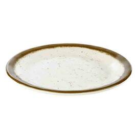 plate STONE ART Ø 190 mm white | brown product photo