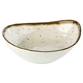 bowl 0.6 ltr 230 mm x 190 mm STONE ART melamine white | brown H 65 mm product photo